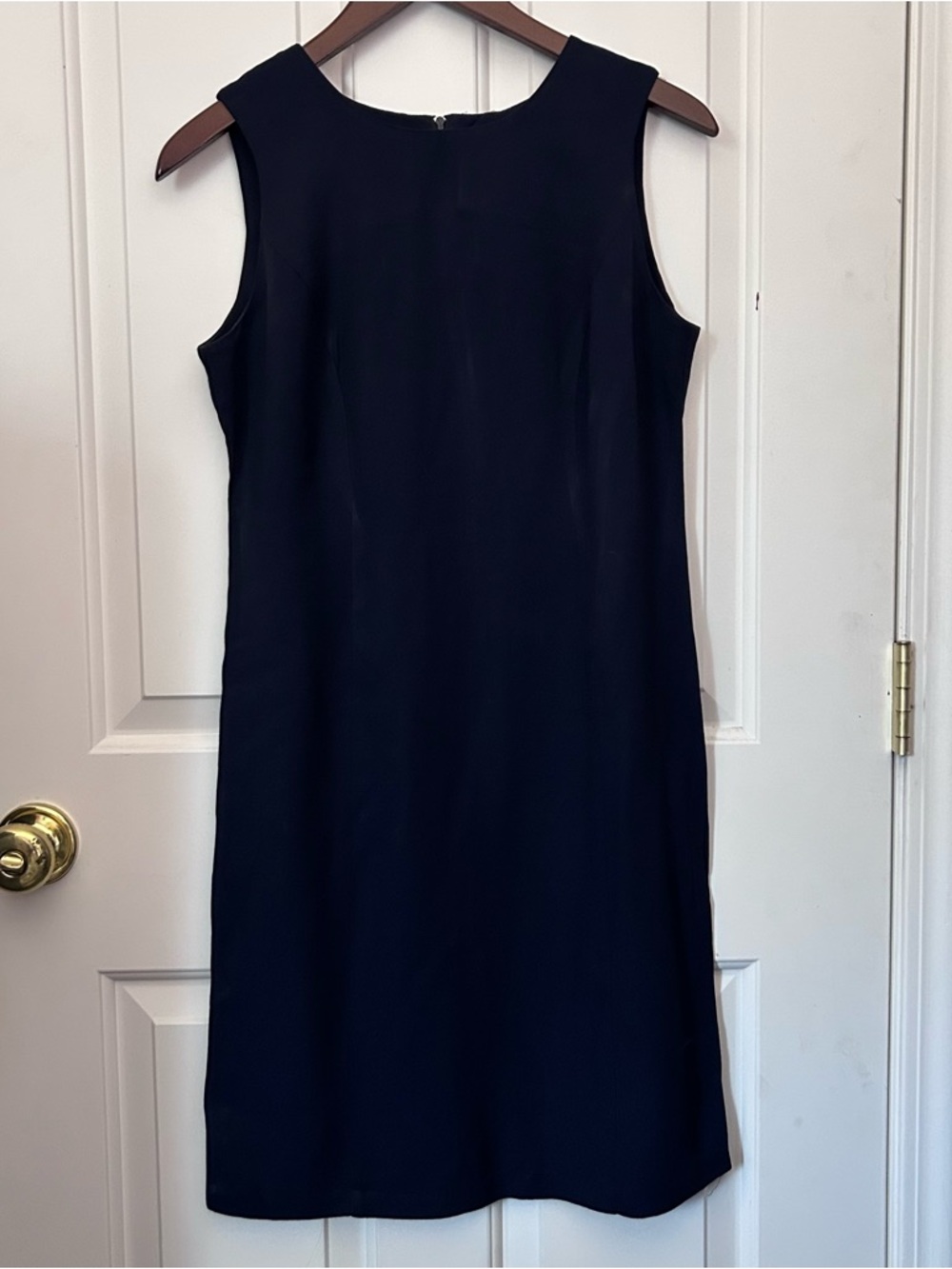 Petite Perceptions Navy Blue Sheath Dress Size 6